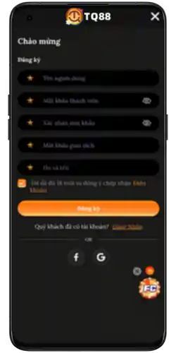 Đăng Ký Tài Khoản TQ88 Casino Viet Nam